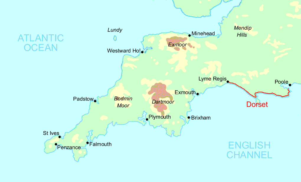 Dorset Trail Running map